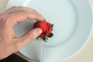 Valentine's Berry Platter. Here's a fun platter for your Valentine's Day party!
